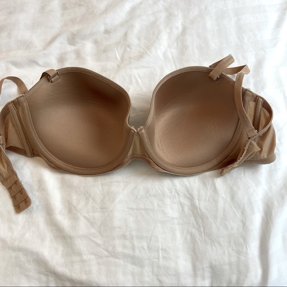 Calvin Klein Lightly Padded Nude Bra, Removable Straps, 34DD - Picture 2 of 6